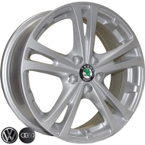 TRW Z616 W6 R15 PCD5x100 ET43 DIA57.1 silver